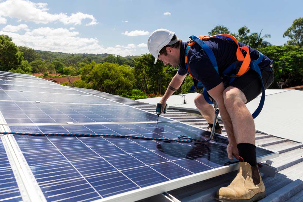 Solar panel installation in Adelaide